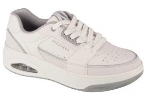 נעלי סניקרס סקצ'רס לגברים Skechers Uno Court - Low-Post - לבן-אפור