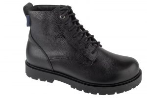 מגפי בירקנשטוק לגברים Birkenstock Highwood Lace Mid WP - שחור מלא