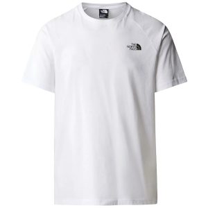 חולצת טי שירט דה נורת פיס לגברים The North Face T-shirt with logo - לבן