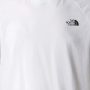 חולצת טי שירט דה נורת פיס לגברים The North Face T-shirt with logo - לבן