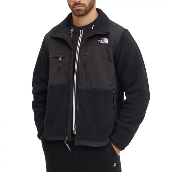 ג'קט ומעיל דה נורת פיס לגברים The North Face Retro Denali - שחור/אפור