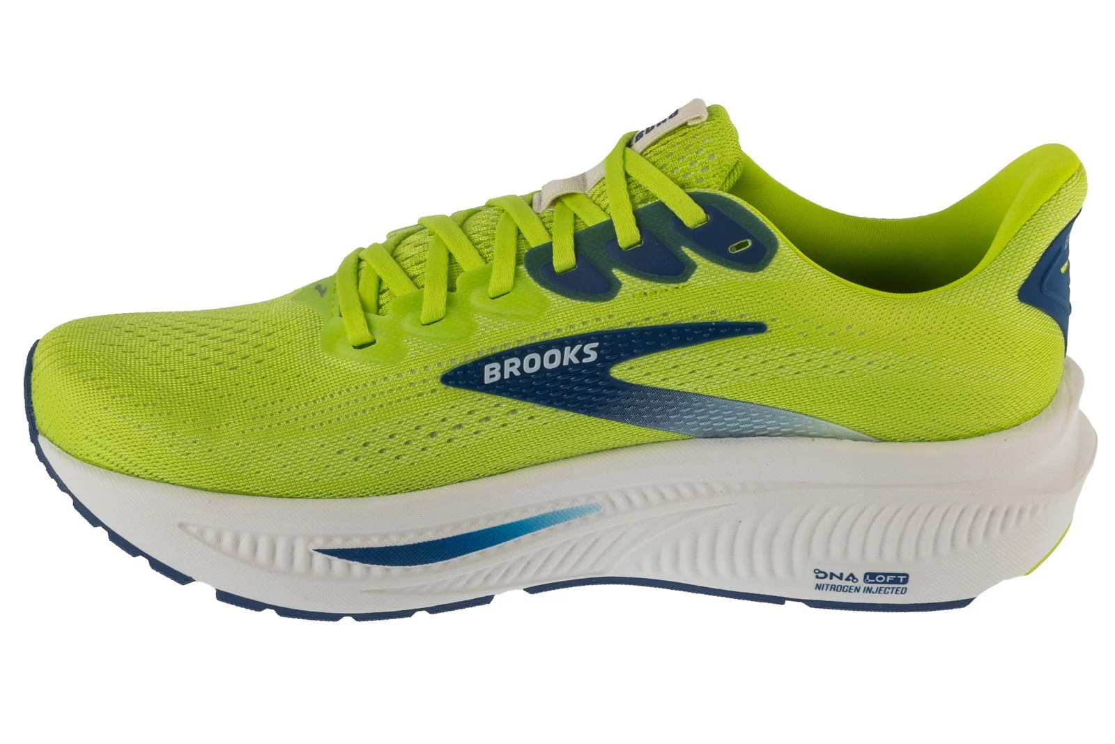 נעלי ריצה ברוקס לגברים Brooks Ghost 17 - צהוב/כחול