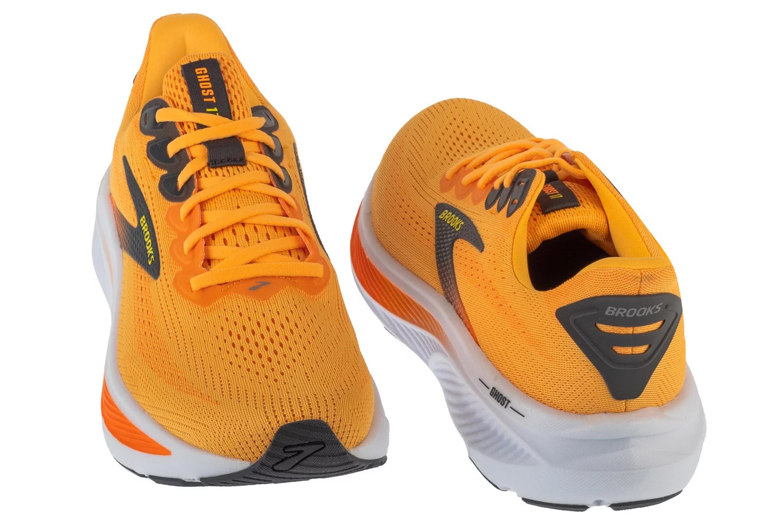 נעלי ריצה ברוקס לגברים Brooks Ghost 17 - כתום