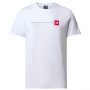 חולצת טי שירט דה נורת פיס לגברים The North Face M Ss Never Stop Ex Tee - לבן