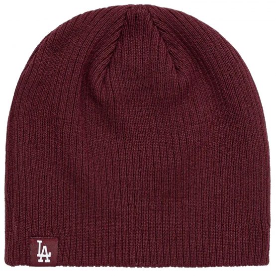 כובע ניו ארה לגברים New Era Skully Los Angeles Dodgers Hat – בורדו כובע ניו ארה לגברים New Era Skully Los Angeles Dodgers Hat - בורדו