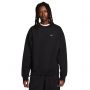 סווטשירט נייק לגברים Nike Solo Swoosh Fleece Crew - שחור