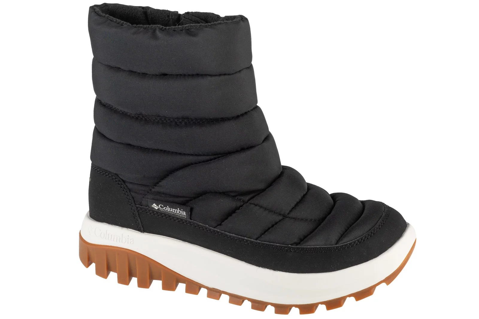 מגפי קולומביה לנשים Columbia Snowtrot Mid - שחור/לבן