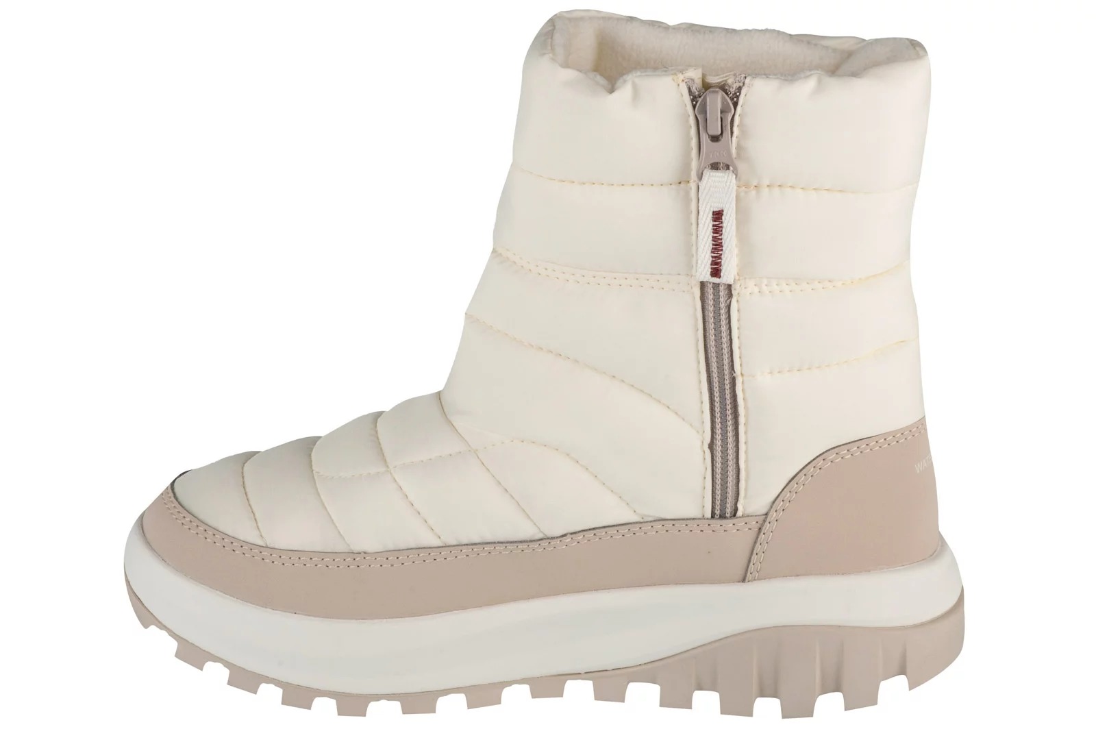מגפי קולומביה לנשים Columbia Snowtrot Mid - לבן/בז'