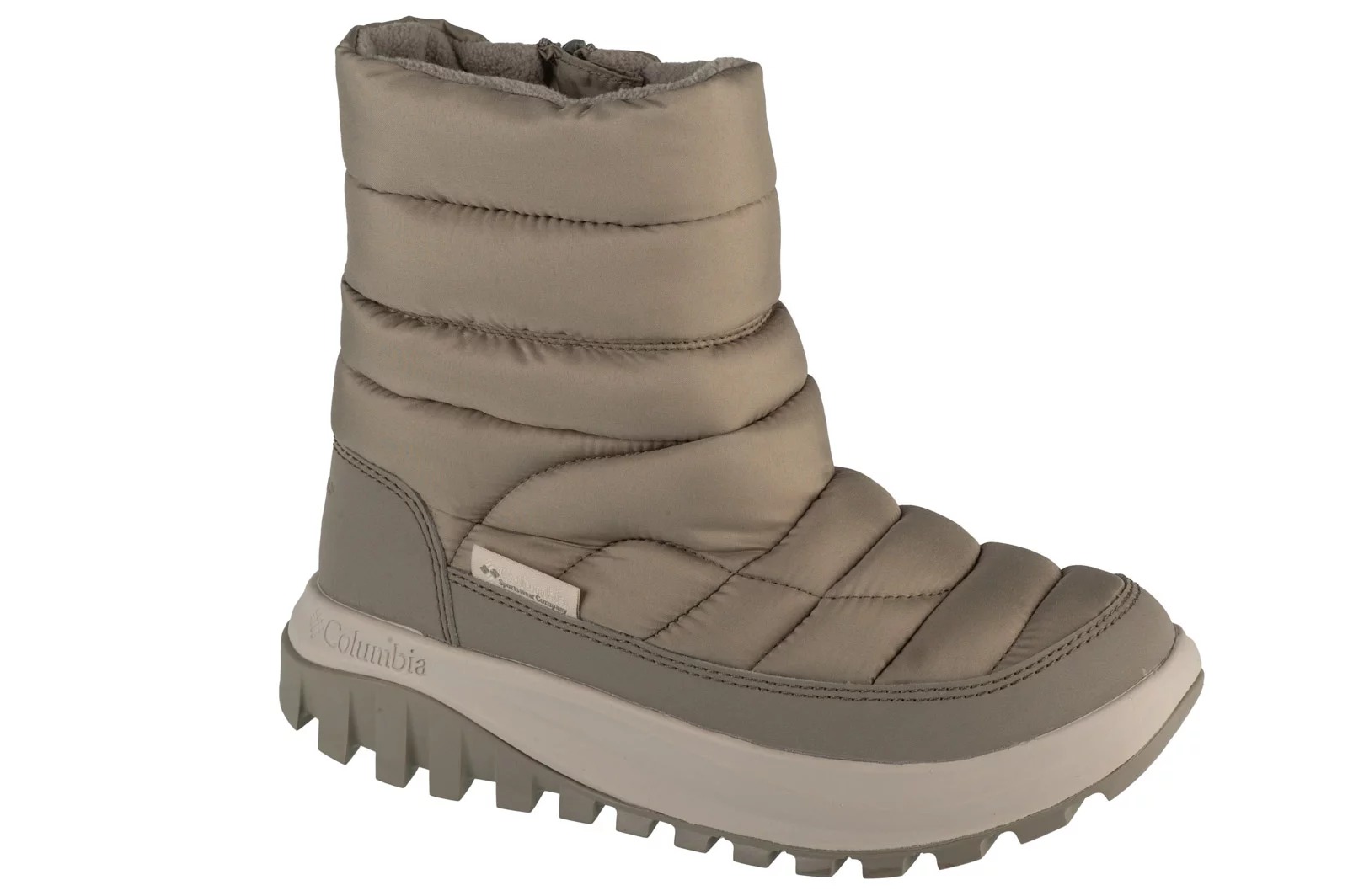 מגפי קולומביה לנשים Columbia Snowtrot Mid - ירוק/חום