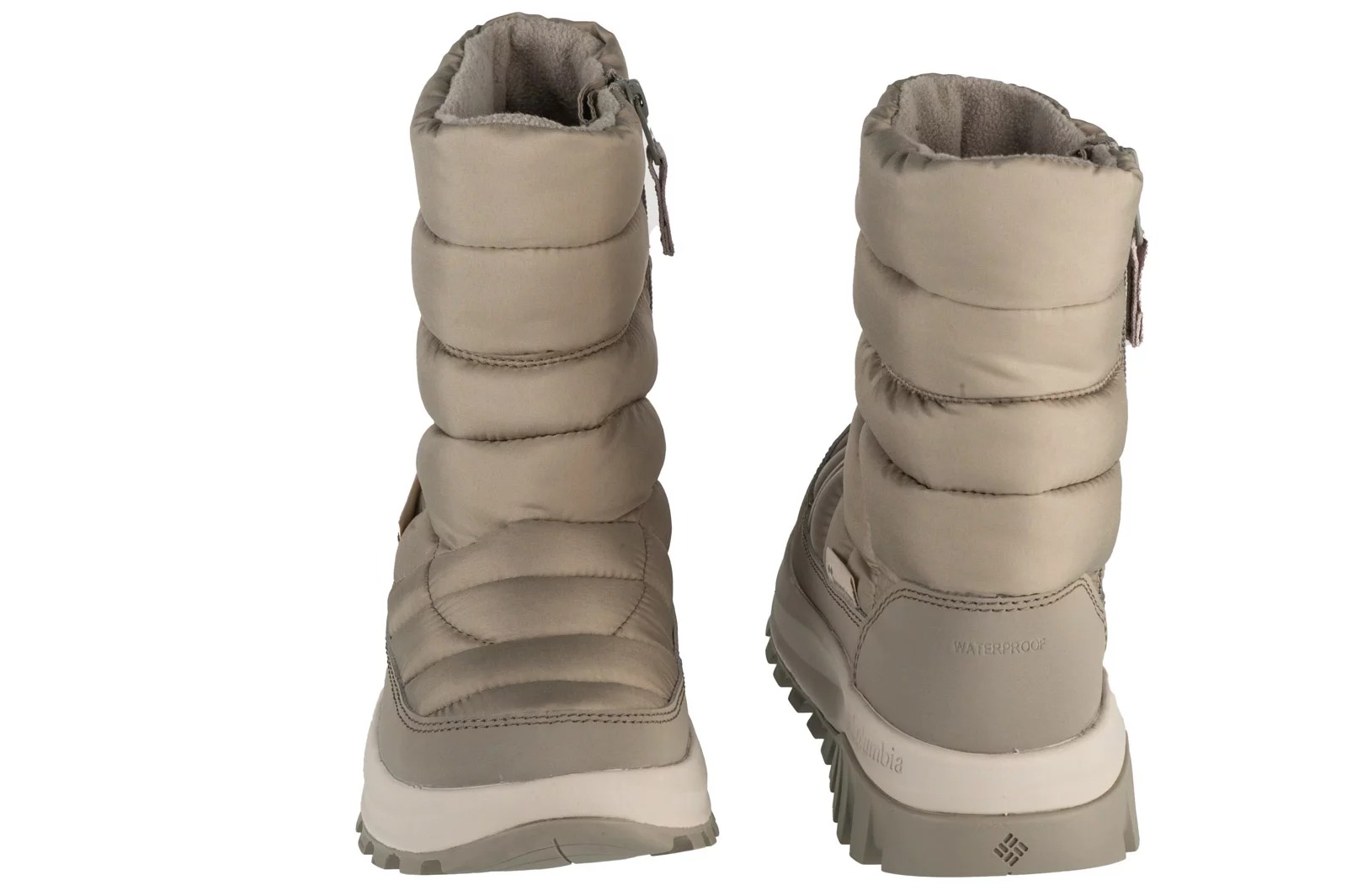 מגפי קולומביה לנשים Columbia Snowtrot Mid - ירוק/חום