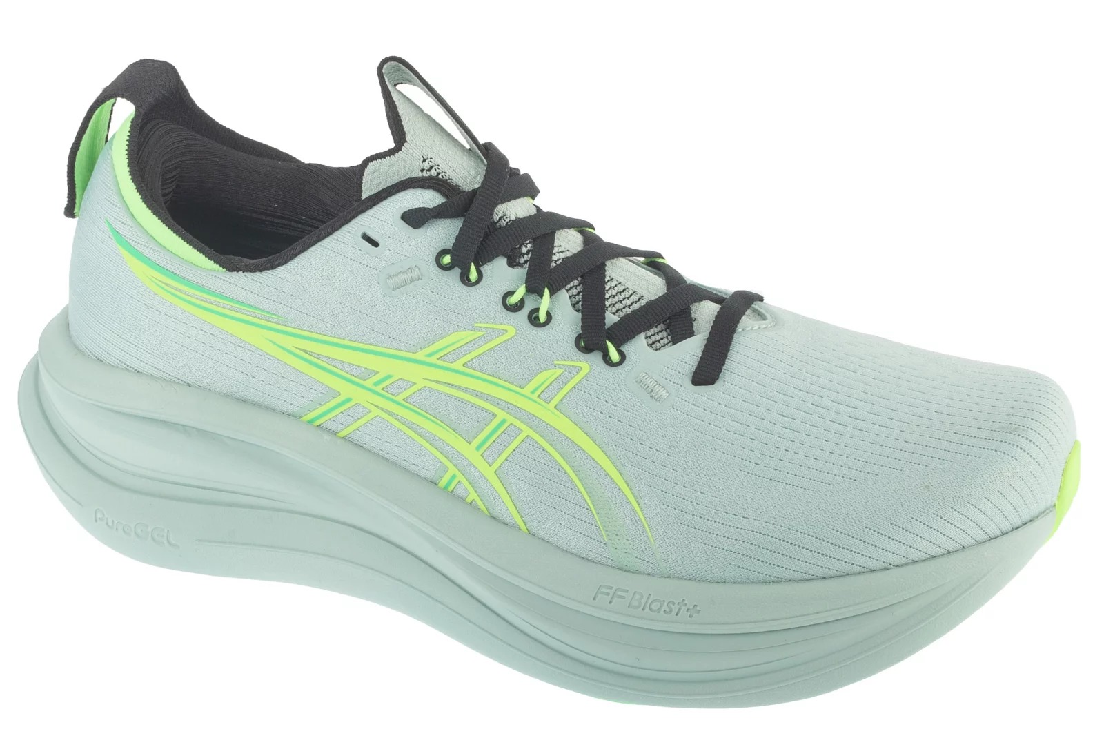 נעלי ריצה אסיקס לגברים Asics Gel-Nimbus 28 – ירוק בהיר נעלי ריצה אסיקס לגברים Asics Gel-Nimbus 28 - ירוק בהיר