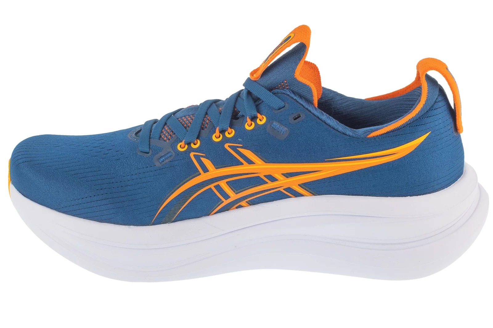 נעלי ריצה אסיקס לגברים Asics Gel-Nimbus 28 - כחול/כתום
