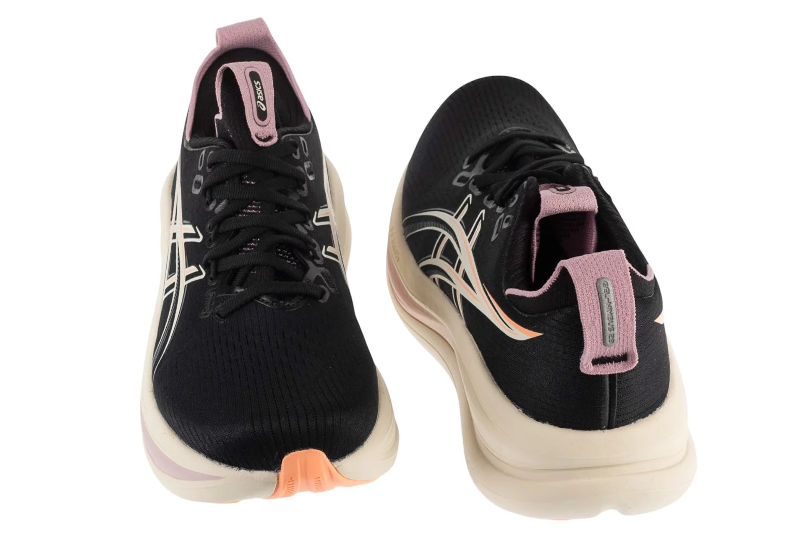 נעלי ריצה אסיקס לנשים Asics Gel-Nimbus 28 - שחור/לבן
