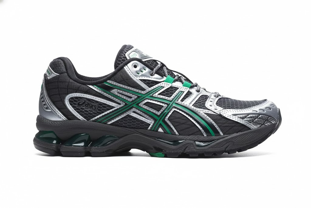 נעלי סניקרס אסיקס לגברים Asics Gel Nimbus 10.1 - שחור/ירוק