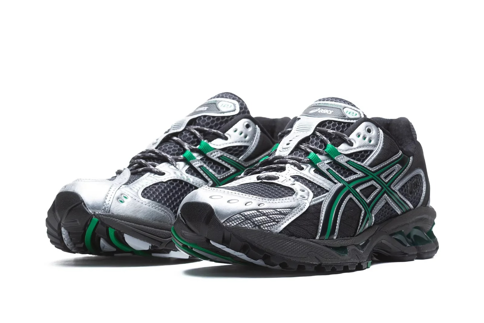 נעלי סניקרס אסיקס לגברים Asics Gel Nimbus 10.1 - שחור/ירוק