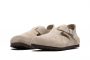 נעליים שטוחות בירקנשטוק לגברים Birkenstock London Suede Taupe - אפור אבן