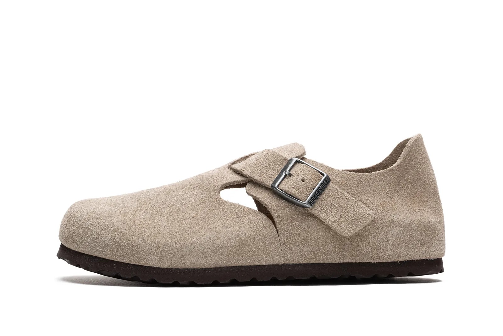 נעליים שטוחות בירקנשטוק לגברים Birkenstock London Suede Taupe – אפור אבן נעליים שטוחות בירקנשטוק לגברים Birkenstock London Suede Taupe - אפור אבן