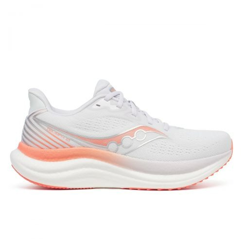 נעלי ריצה סאקוני לנשים Saucony TRIUMPH 23 WIDE - לבן/כתום