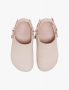 נעליים שטוחות קרוקס לגברים Crocs Classic Crafted Vegan Suede Clog - בז'