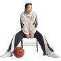 סווטשירט אדידס לגברים Adidas Basketball 3-Stripes Fleece Hoodie - לבן