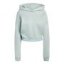 סווטשירט אדידס לנשים Adidas Q1 HYG HOODIE - מנטה