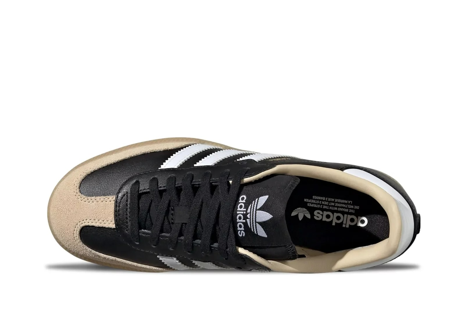 נעלי סניקרס אדידס לנשים Adidas Samba Og - שחור/בז'
