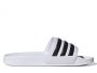 כפכפי אדידס לגברים Adidas SHOWER - לבן/שחור פסים