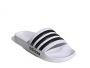 כפכפי אדידס לגברים Adidas SHOWER - לבן/שחור פסים