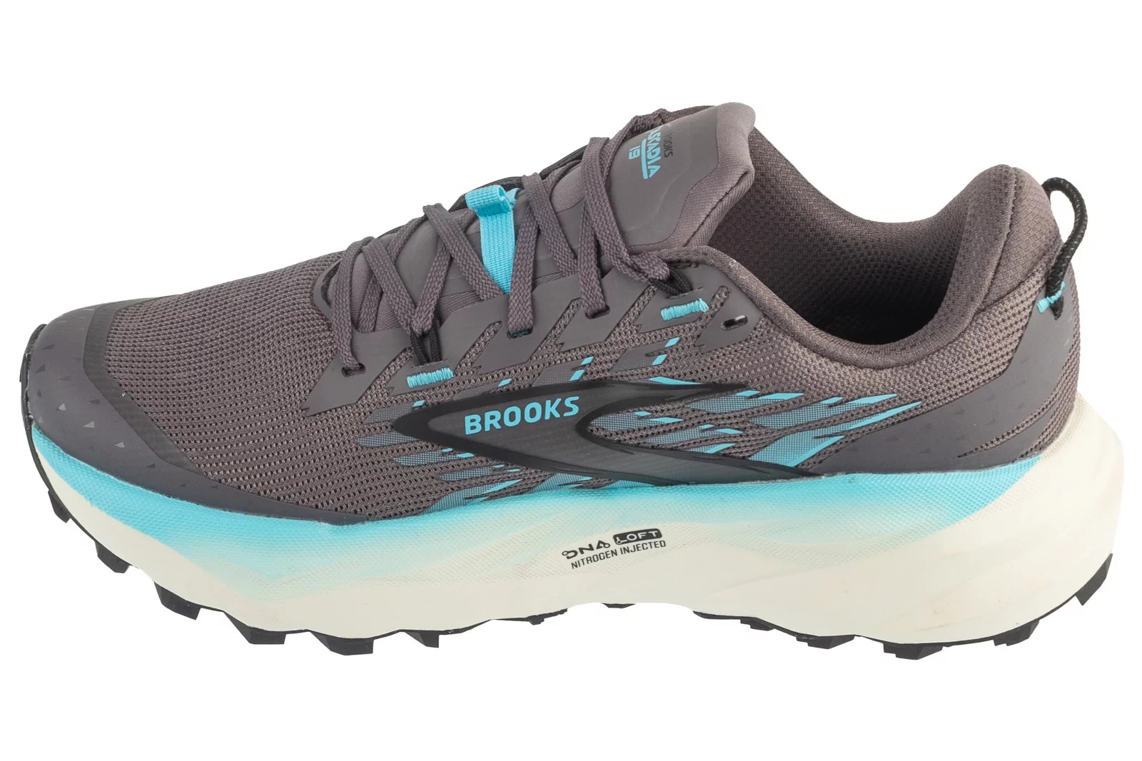 נעלי ריצה ברוקס לנשים Brooks Cascadia 19 - אפור-לבן