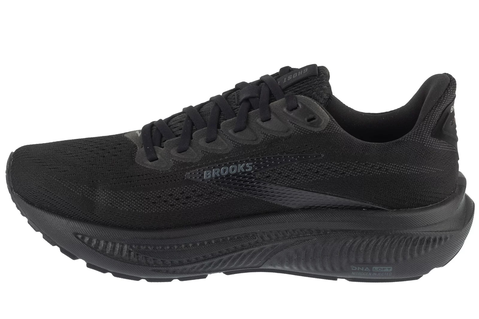 נעלי ריצה ברוקס לגברים Brooks Ghost 17 - שחור מלא