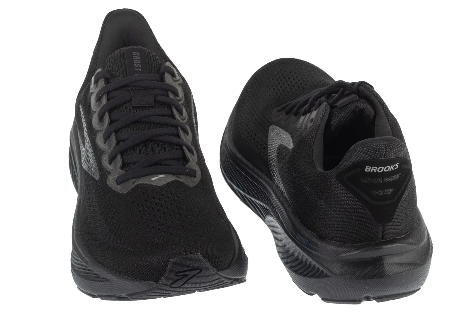 נעלי ריצה ברוקס לגברים Brooks Ghost 17 - שחור מלא