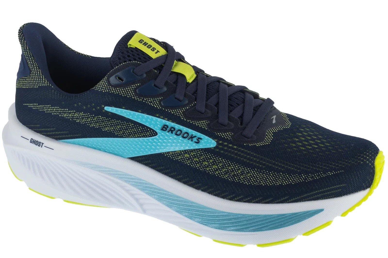 נעלי ריצה ברוקס לגברים Brooks Ghost 17 - כחול/תכלת