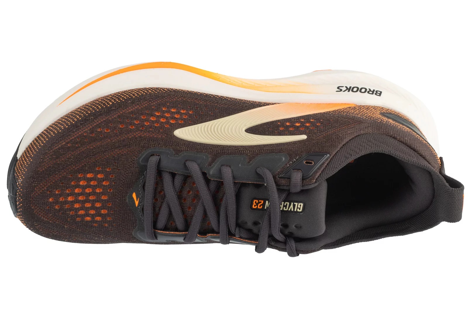 נעלי ריצה ברוקס לגברים Brooks Glycerin 23 - חום/כתום