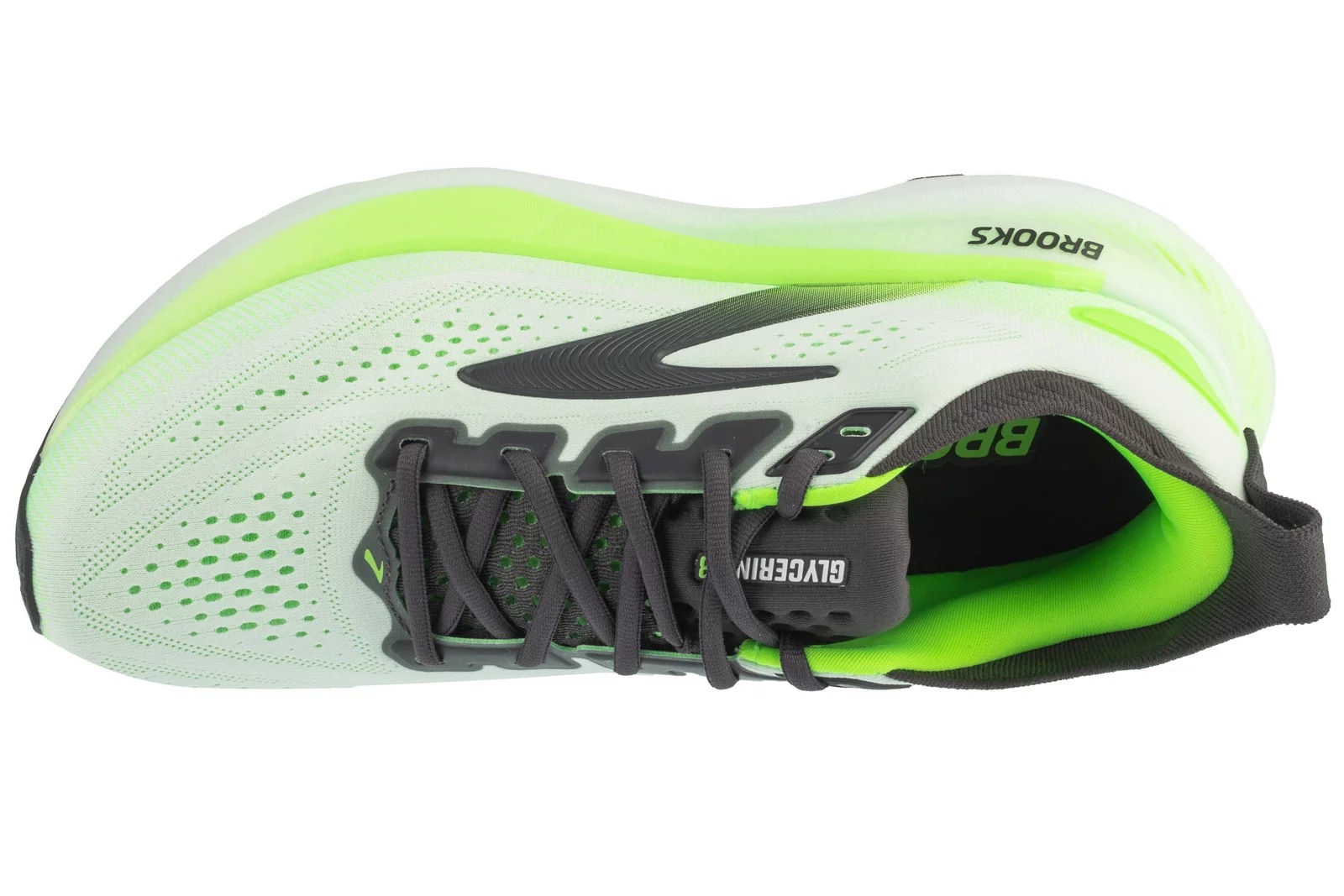 נעלי ריצה ברוקס לגברים Brooks Glycerin 23 - ירוק בהיר