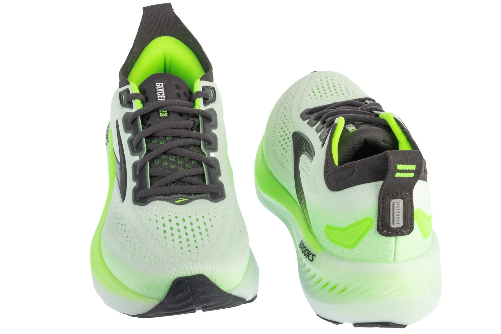 נעלי ריצה ברוקס לגברים Brooks Glycerin 23 - ירוק בהיר