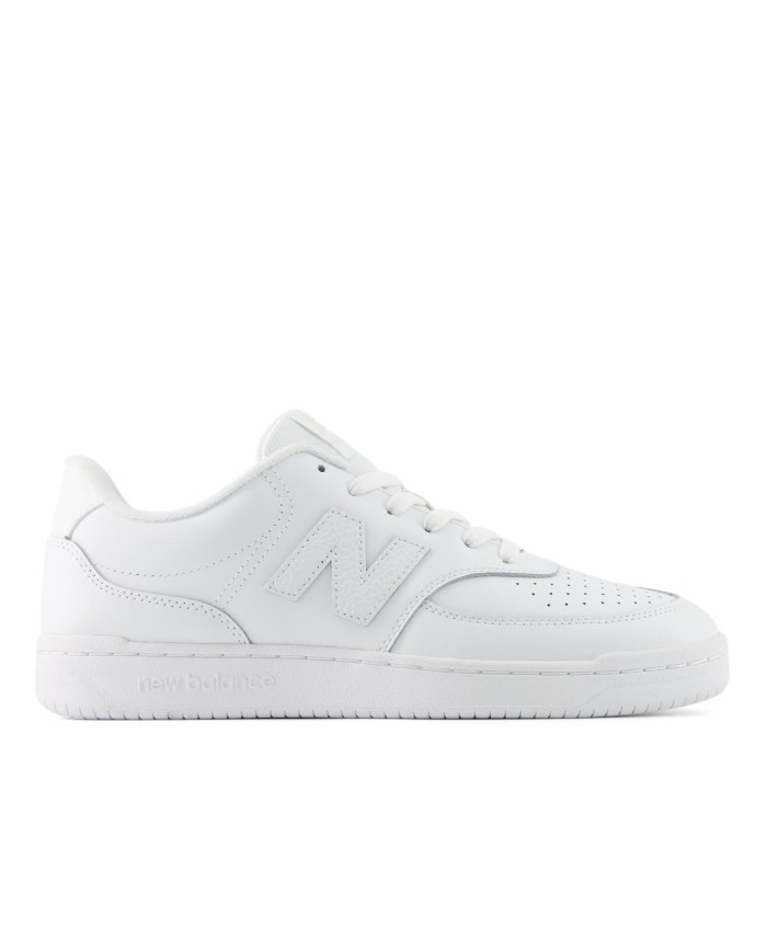 נעלי סניקרס ניו באלאנס לגברים New Balance NB80 – לבן מלא נעלי סניקרס ניו באלאנס לגברים New Balance NB80 - לבן מלא