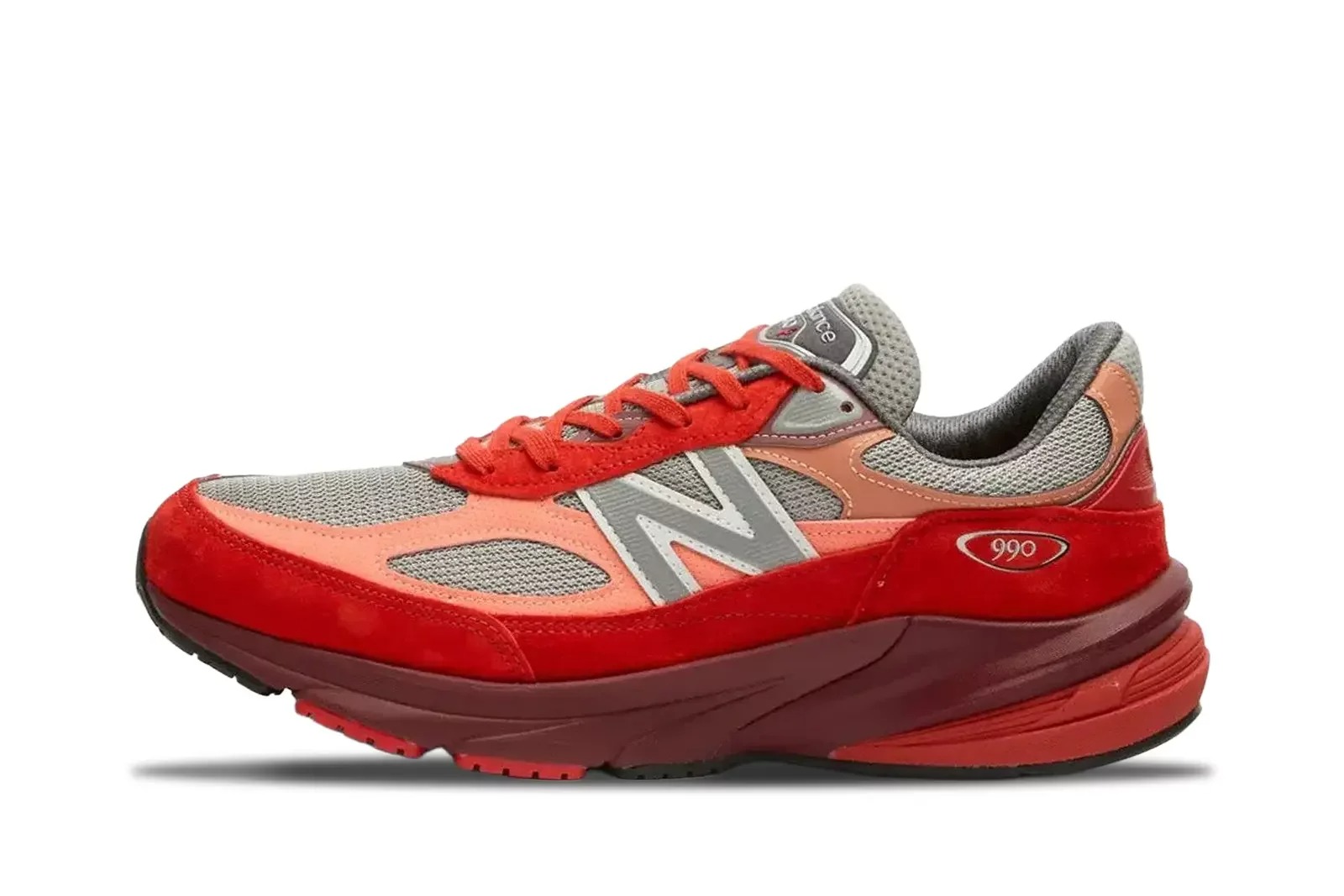 נעלי סניקרס ניו באלאנס לנשים New Balance 990 – אדום נעלי סניקרס ניו באלאנס לנשים New Balance 990 - אדום