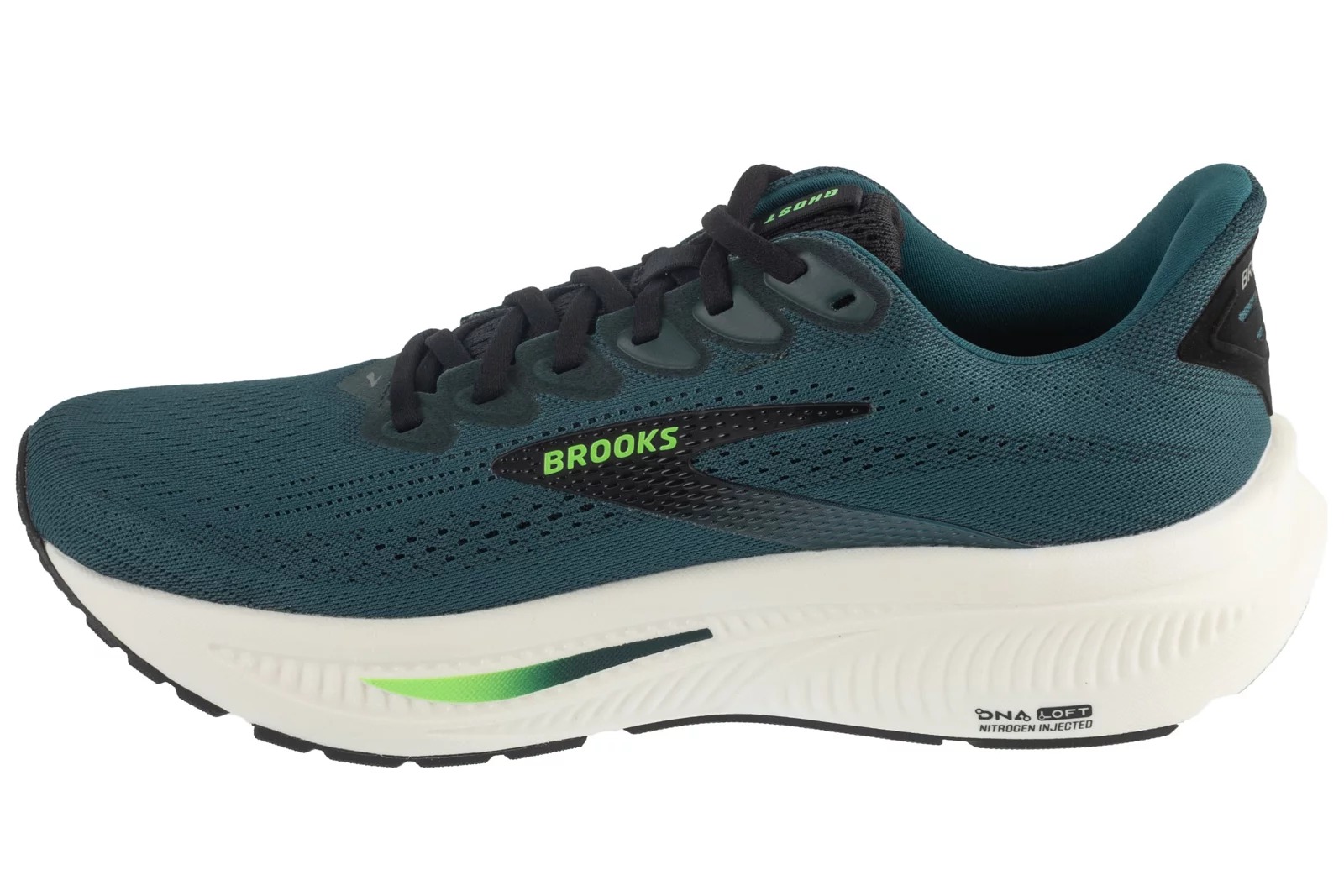 נעלי ריצה ברוקס לגברים Brooks Ghost 17 - ירוק בקבוק