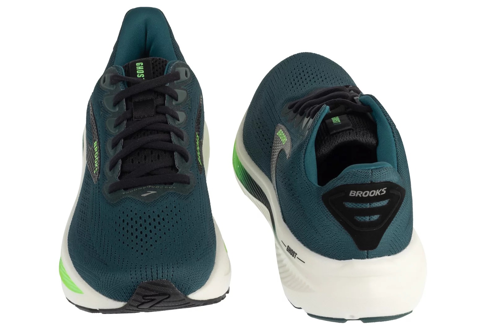 נעלי ריצה ברוקס לגברים Brooks Ghost 17 - ירוק בקבוק
