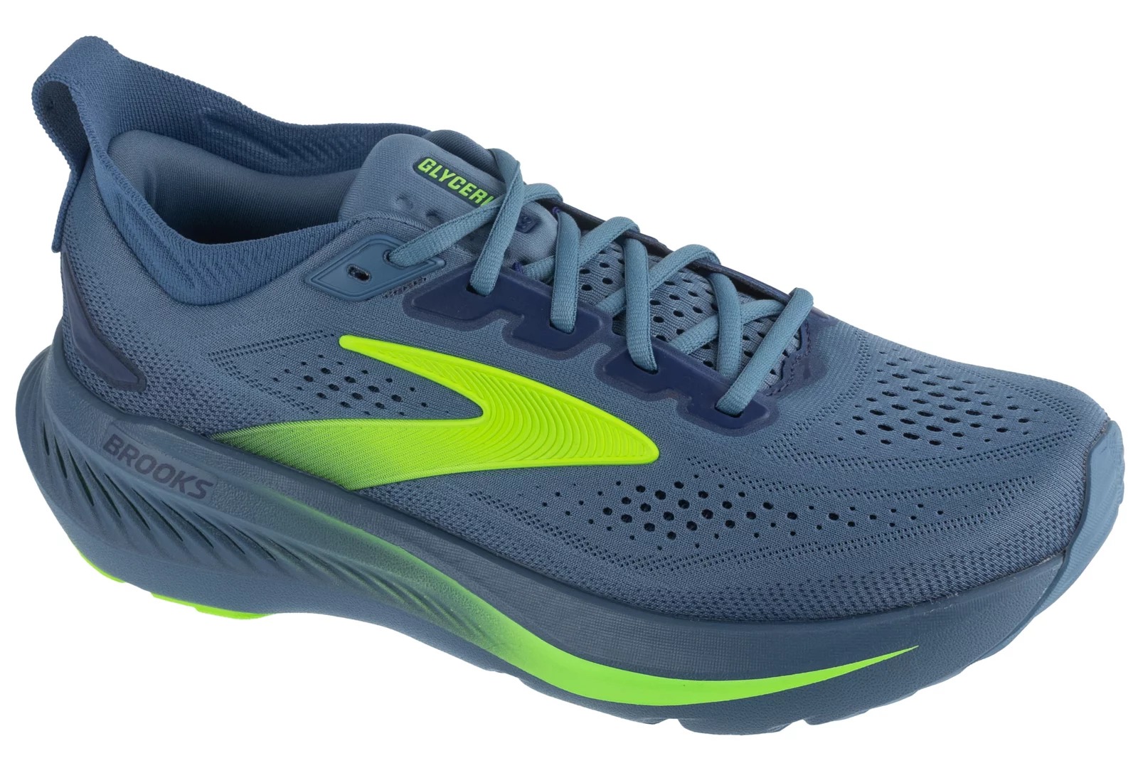 נעלי ריצה ברוקס לגברים Brooks Glycerin 23 - כחול/ירוק
