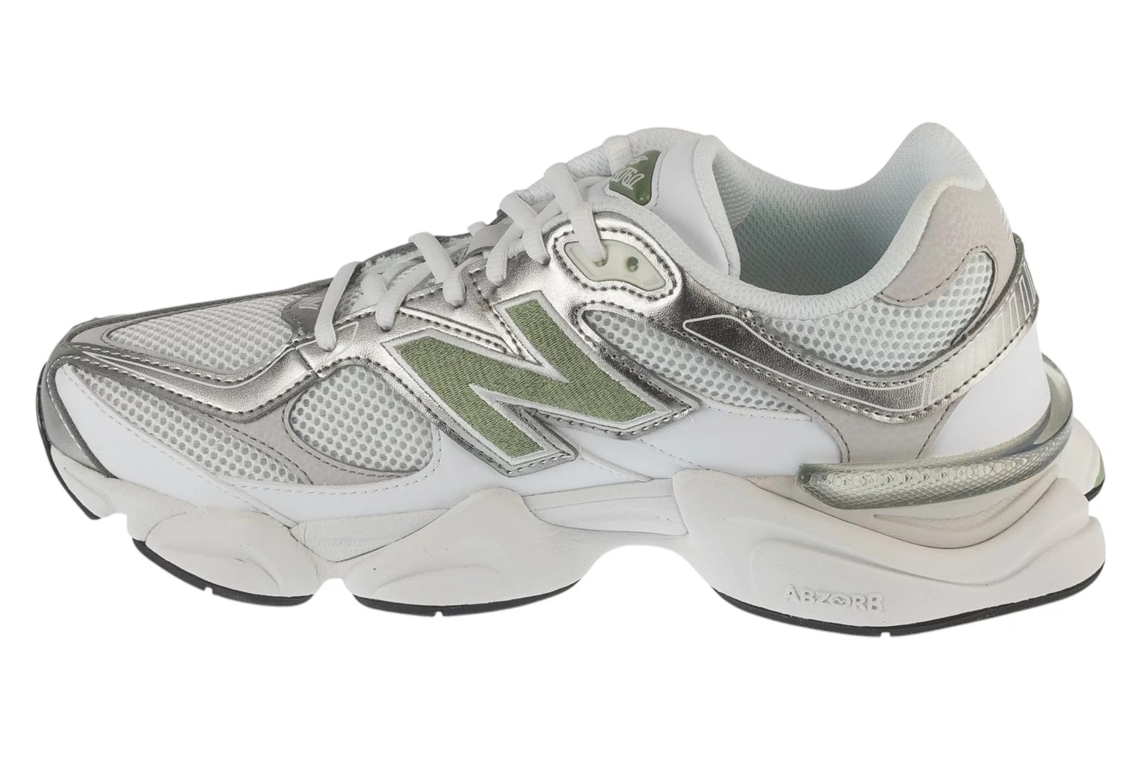 נעלי סניקרס ניו באלאנס לגברים New Balance 9060 - לבן/ירוק