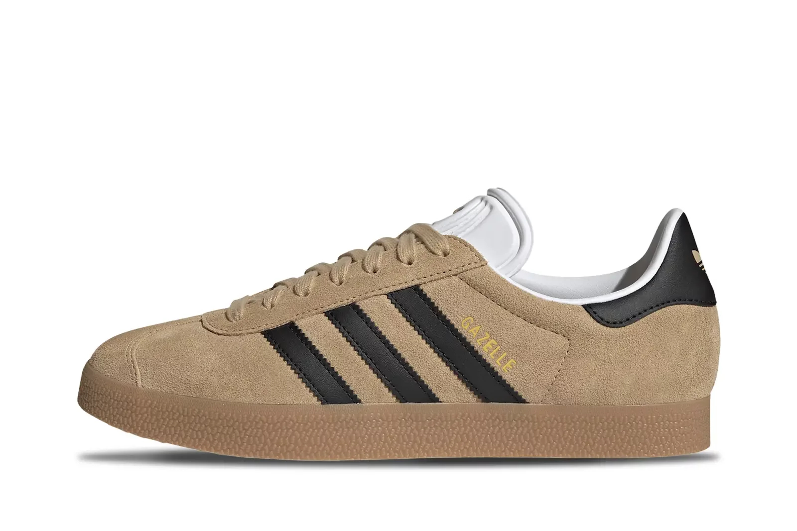 נעלי סניקרס אדידס לגברים Adidas Gazelle – בז'/שחור נעלי סניקרס אדידס לגברים Adidas Gazelle - בז'/שחור